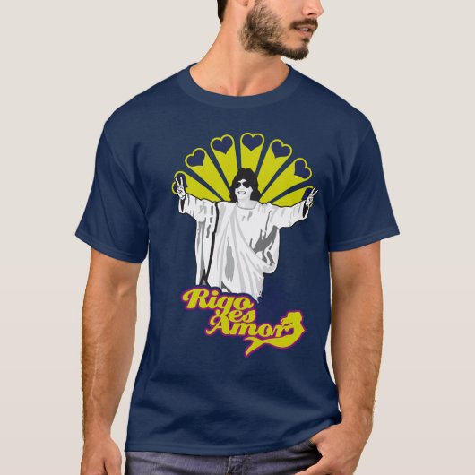 Playera de Petate "Rigo es Amor" T-shirt (Voorkant)