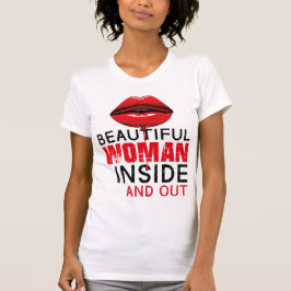 Playera de punto de jersey Beautiful Woman T-shirt