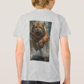 Playera Diseñado por Tri-Blend Shirt (Achterkant)