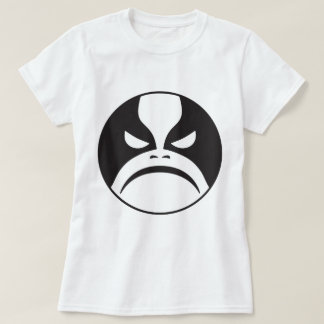 Playera Emoticón Metalizado negro de Moody T-shirt