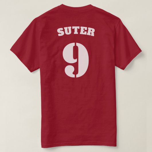 Playera Fergus Suter del Darwen FC T-shirt (Design achterkant)