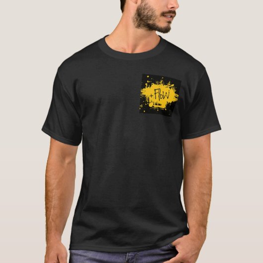 Playera +Flow, playera con logo  T-shirt (Voorkant)