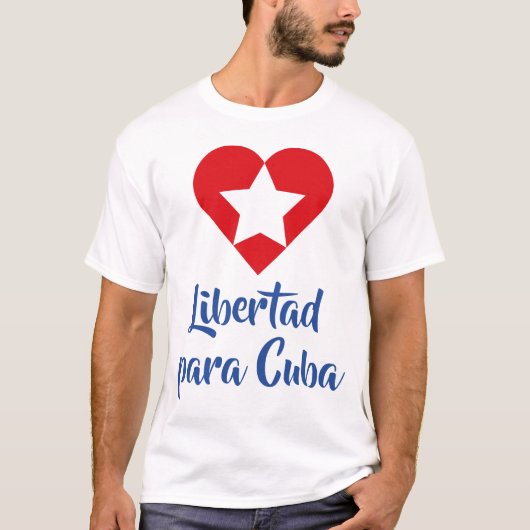 Playera Freedom for Cuba T-shirt (Voorkant)