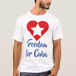 Playera Freedom for Cuba T-shirt