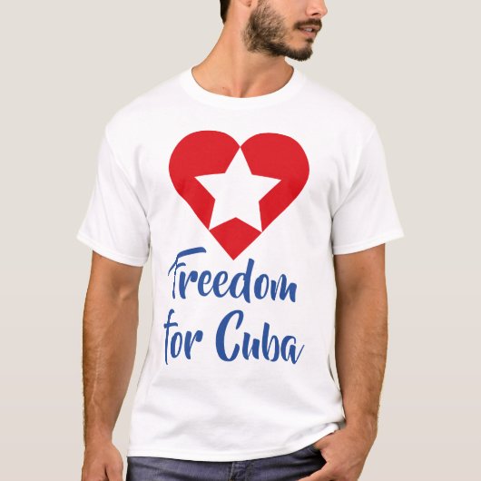 Playera Freedom for Cuba T-shirt (Voorkant)