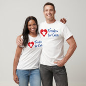 Playera Freedom for Cuba T-shirt (Unisex)