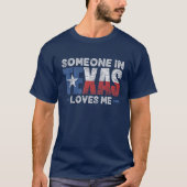 Playera Funny Someone in Texas Loves Me Travel Tex T-shirt (Voorkant)