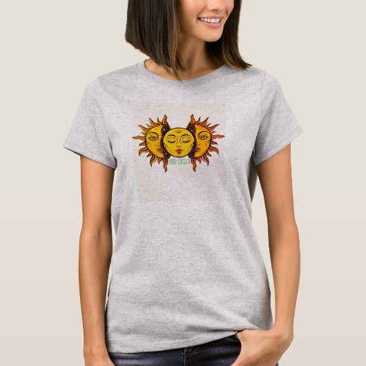 Playera Hippie Sol T-shirt (Voorkant)