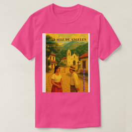 Playera  Honduras Valle de Angeles Retro poster T-shirt