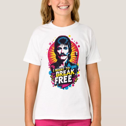 Playera I Want to Break Free T-shirt (Voorkant)