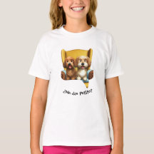 Playera Infantil para Niña “Amiguitos Peludos”