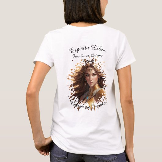 Playera Lady Sagitario T-shirt (Achterkant)