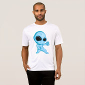playera ligera en blanco t-shirt (Voorkant volledig)