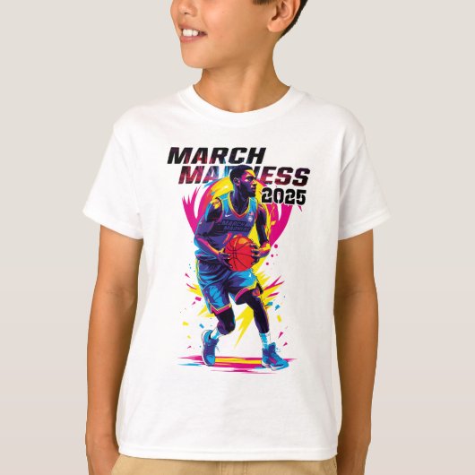 Playera Locura de Marzo Baloncesto T-shirt (Voorkant)