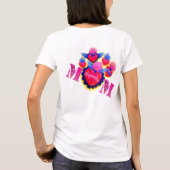 Playera "MOM Corazón Mexicano" – Editable nombre T-shirt (Achterkant)