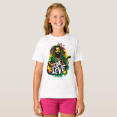 Playera One Love el Rey del Reggae T-shirt (Voorkant volledig)