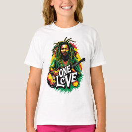 Playera One Love el Rey del Reggae T-shirt