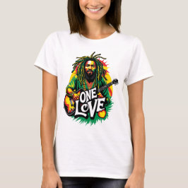 Playera One Love el Rey del Reggae T-shirt