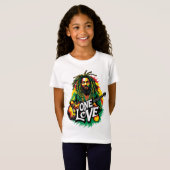 Playera One Love el Rey del Reggae T-shirt (Voorkant volledig)