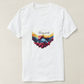 Playera oscura básica para hombre y mujer t-shirt (Design voorkant)