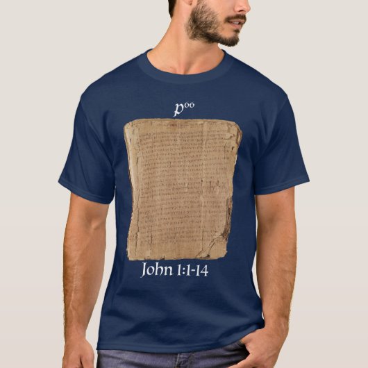 Playera P66 Jn 1:1-14 T-shirt (Voorkant)