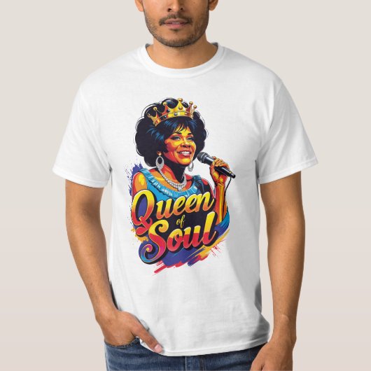 Playera  Queen of Soul T-shirt (Voorkant)
