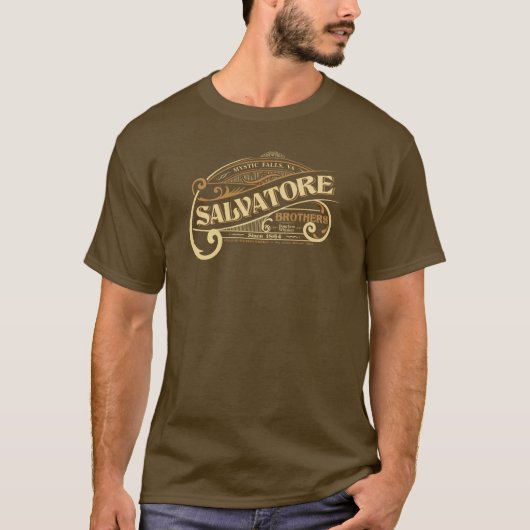 Playera Salvatore Brother's Bourbon T-shirt (Voorkant)