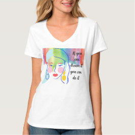 Playera si puedo sonarlo, puedo hacerlo t-shirt