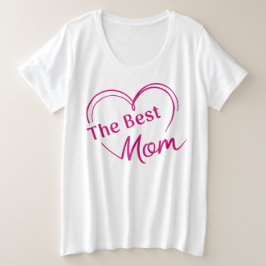 Playera  The Best Mom Grote Maat T-shirt