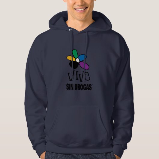 Playera vives sin drogas hoodie (Voorkant)