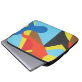 Playful Abstract Color Laptop Sleeve (Voorkant onderkant)