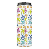 Playful Abstract Doodle Shapes Thermosbeker (Achterkant)