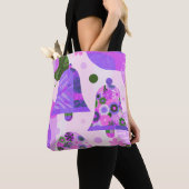 Playful Abstract Floral Circles Tote Bag (Dichtbij)