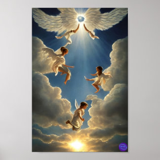 PLAYFUL ANGELS POSTER
