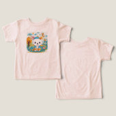 Playful animal project of children's t-shirt (Ontwerp Voorkant & Achterkant)