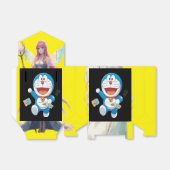 Playful Blue Robot Gift Box for Kids Bedankdoosjes (Uitgevouwen)