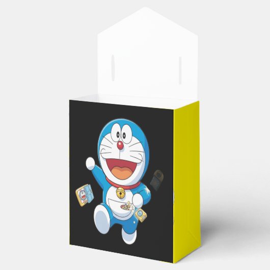 Playful Blue Robot Gift Box for Kids Bedankdoosjes (Geopend)