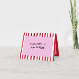 Playful & Bright Photo Wedding Thank You Card Bedankkaart