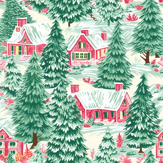 Playful bright pink green Christmas preppy towel Bad Handdoek