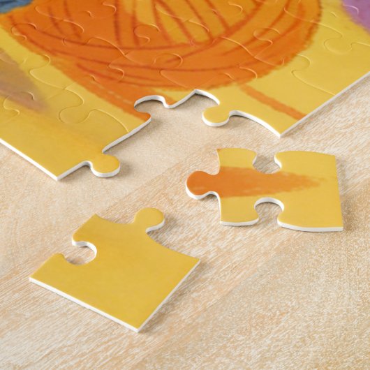 Playful Calico Cat Puzzle  Legpuzzel (Zijkant)