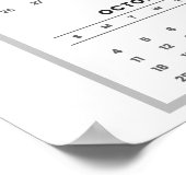 Playful Cartoon Cat Pattern with 2026 Calendar Poster (Hoek)