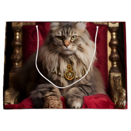 “Playful Cat Design Bag – Cute Accessory for Cat L Groot Cadeauzakje