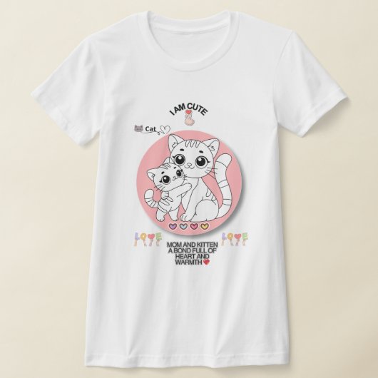 Playful Cat T-Shirt | Funny Kitty Tee for Everyday (Laagn)