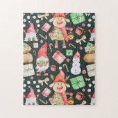 Playful Christmas Aesthetic Pattern - Fun Holiday  Legpuzzel (Verticaal)