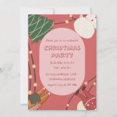 Playful Christmas Characters with Lights Kaart (Voorkant)