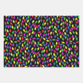 Playful Christmas Lights Inpakpapier Vel (Voorkant 3)