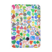Playful Colorful Amorphous Shapes Badmat (Voorkant Verticaal)
