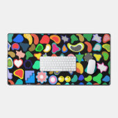 Playful Colorful Amorphous Shapes Bureaumat (Keyboard & Muis)