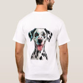Playful Dalmatian Puppy T-shirt (Achterkant)