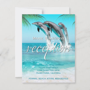 PLAYFUL DOLPHINS TROPICAL OCEAN Reception Kaart